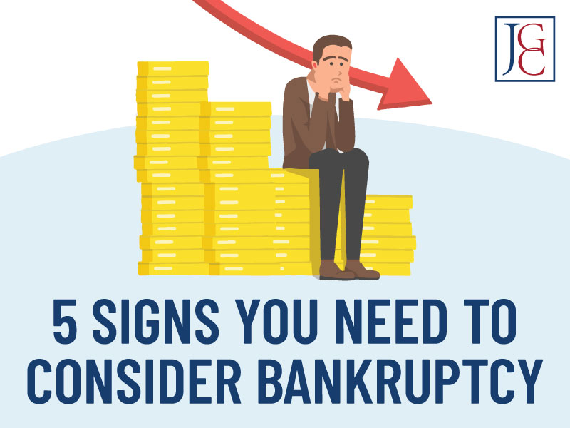 5 Signs to Consider Bankruptcy