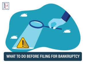 What to do Before Filing for Bankruptcy